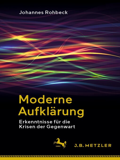 Title details for Moderne Aufklärung by Johannes Rohbeck - Available